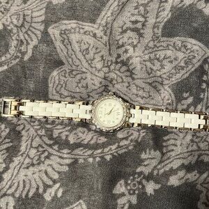 Anne Klein watch. White and silver